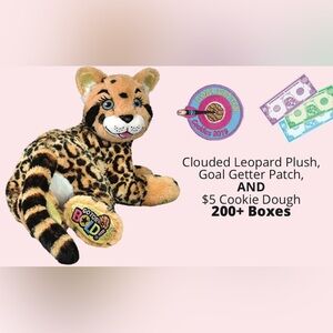 Girls Scouts 2019 Top Seller Little Brownie Leopard Plush